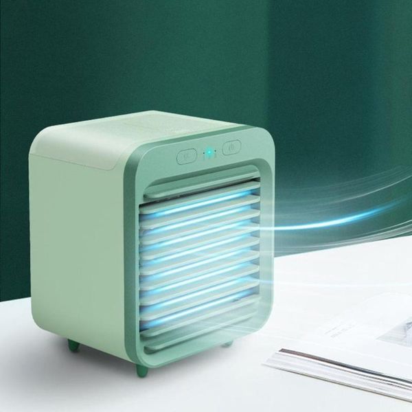 

smart home control usb desk mini fan portable air cooler conditioner light deskcooling humidifier purifier for office bedroom