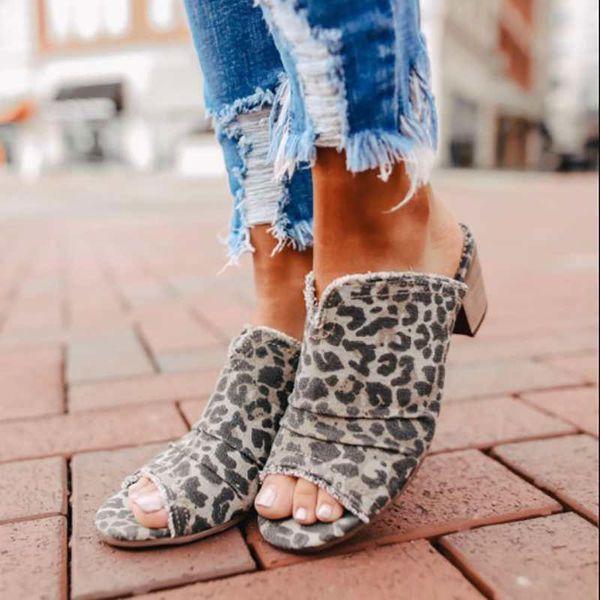

women low thick heel sandals open toe slip on beach casual summer nyz shop, Black
