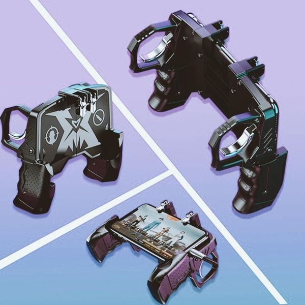 

game controllers & joysticks abs alloy mobilephone accessorie gamepad controller gaming joystick handle pugb shooter trigger fire button for