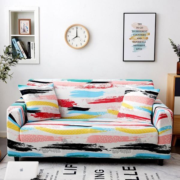 

chair covers 48 stretch slipcovers sectional elastic sofa cover for living room couch l shape armchair single/two/three