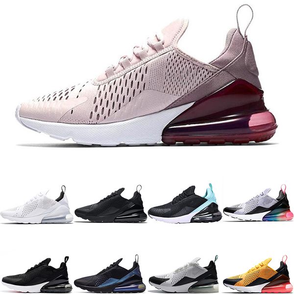 

fashion original 270 running shoes men women tiger teal triple black white barely rose be true regency purple outdoor sports trainers sneake, White;red