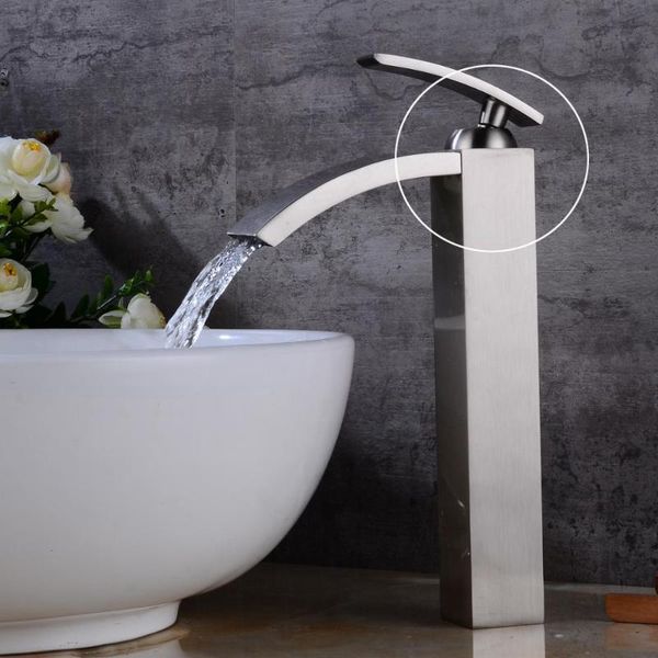 

bathroom sink faucets ouyashi basin faucet water tap sickle shape deck mounted cold and single handle hole countertop
