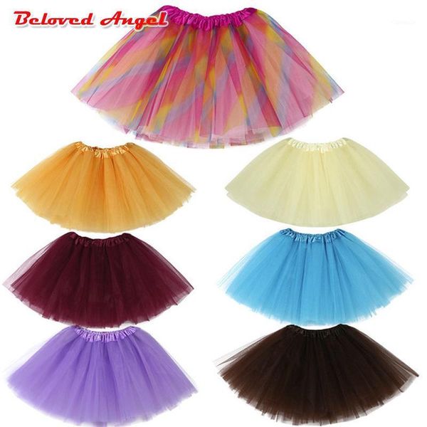 

skirts fashion girls birthday outfit children colorful tutu kids baby fluffy pettiskirts puffy tulle skirt for girl, Blue