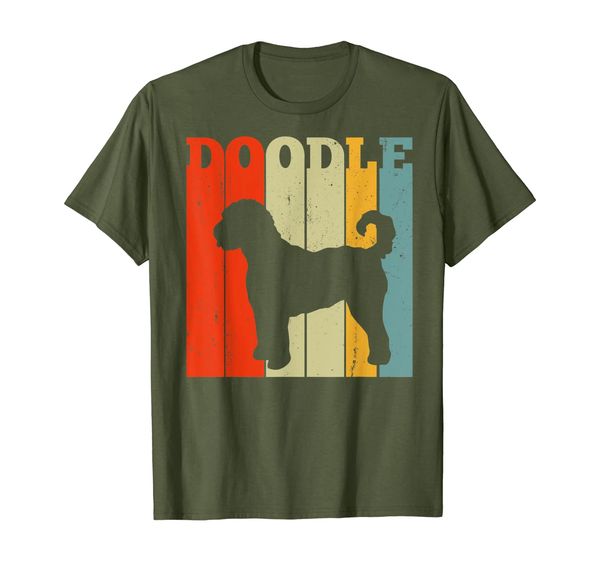 

vintage doodle dog tshirt vintage dog lovers tee gifts, White;black