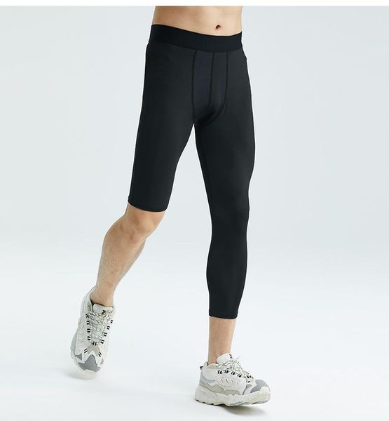 

running pants fitness basketball tights men jogger bodybuilding sports leggings gym compression elastic trousers sport, Black;blue