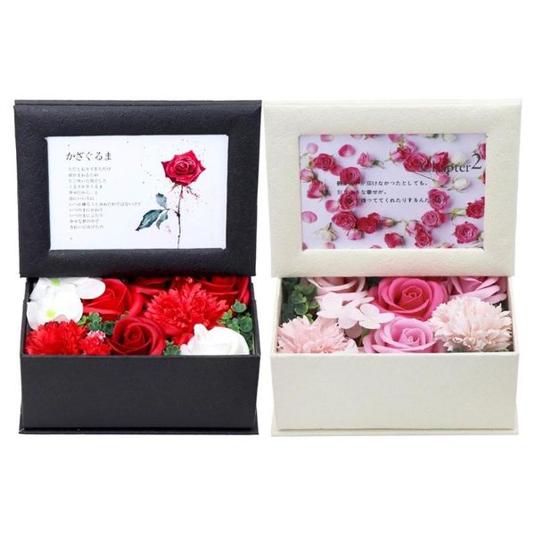 

creative soap flower box valentine birthday wedding decor gift with po frame handmade craftsmanship 160x120x70mm party favor