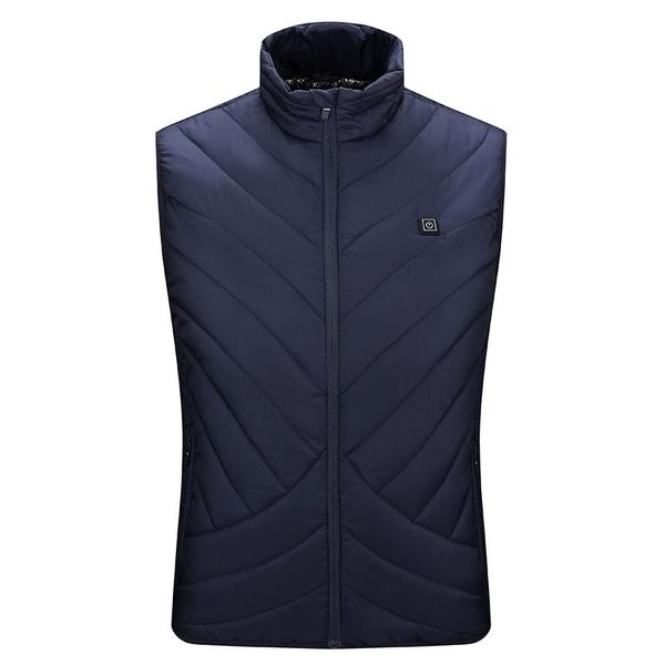 

men's vests mens women outdoor coat outdoors zipper vest usb heating jacket sleeveless warm winter thick men, Black;white