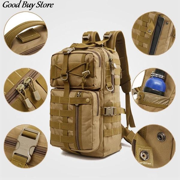 

backpack hiking camping outdoor mountaineering backpacks large capacity military tactical rucksack waterproof hunting travel bag