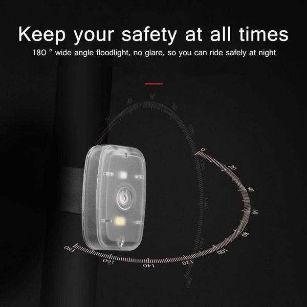

mountain bike tail light bicycle helmet car night charging usb safety running o9z0 lights