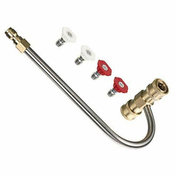 

watering equipments gutter cleaner attachment for pressure washer with 4 nozzles tips 1/4 inch high extension rod noz