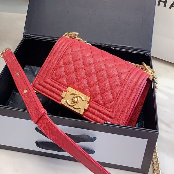 

women designer bags handbag totes shoulder cross body quality classic caviar square cover sheepskin chains bag 20cm ,5 colours luxury_bagsho