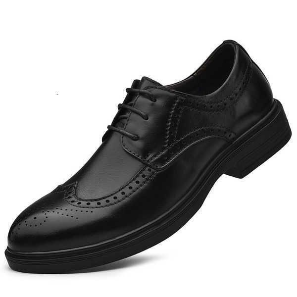 

tangzuo x9068 lace up heel x9067 business leather shoes, batch, Black