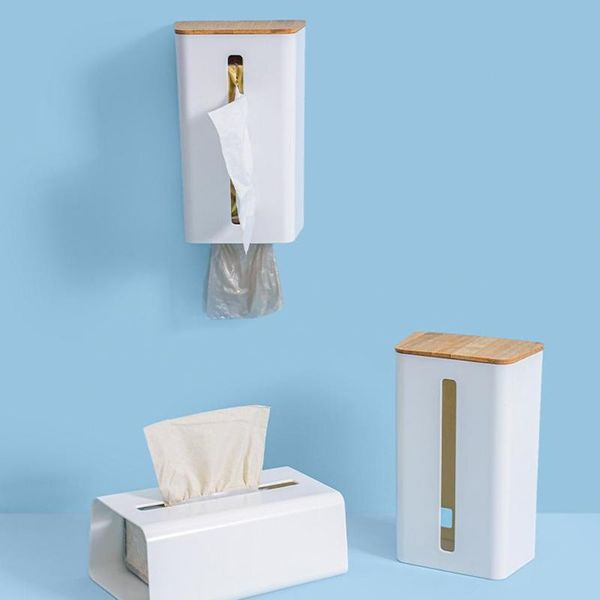 

tissue boxes & napkins plastic box holder wall mounted napkin paper towel dispenser for home kitchen living room