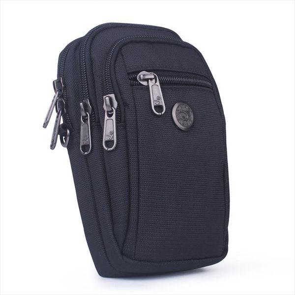 

men oxford cell mobile phone case small shoulder messenger cross body bags male women armband belt purse waist pack bag