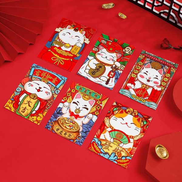 

lucky money pockets chinese red packets cartoon creative party gift personality 2021 18 pcs 18pcs for good wish fashion year wrap