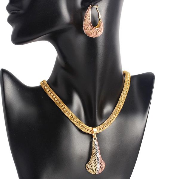 

earrings & necklace factory wholesale pearl jewelry sets dubai gold dangle bracelet earring set women, Silver