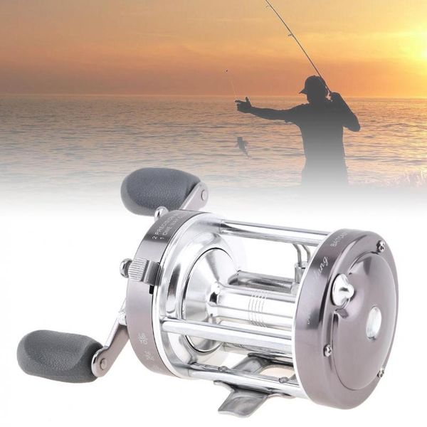 

baitcasting reels full metal drum fishing reel centrifugal mechanical dual braking system 60# 2+1 bb 4.2:1 trolling casting sea / boat wheel