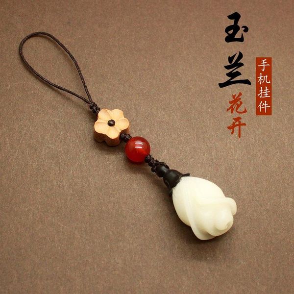 

cell phone straps & charms original magnolia mobile chain bodhi u disk pendant bag accessories press car key charm
