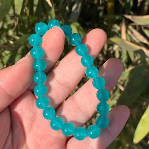 

decorative objects & figurines 1pcs sell icy amazonite bracelet energy crystal stone hand catenary rare ore quartz for healing