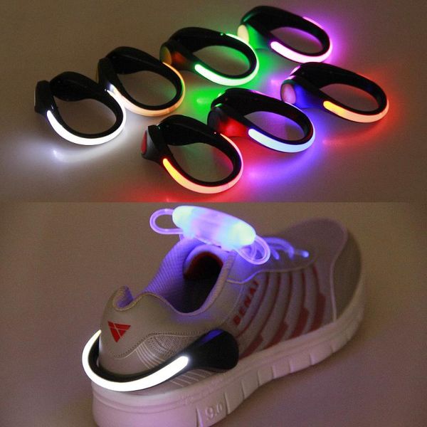 

party decoration 3 pcs/lot men led shoes light women kids lighting shoe clip lights for running dancing riding online show yotube gifts diy