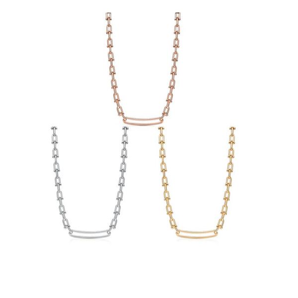 

fashion boutique contracted retaining ring necklace chains, Silver