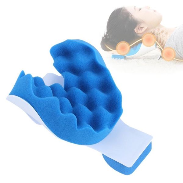

pillow creative head travel portable and neck massage support cervical pillows therapy relax the spine