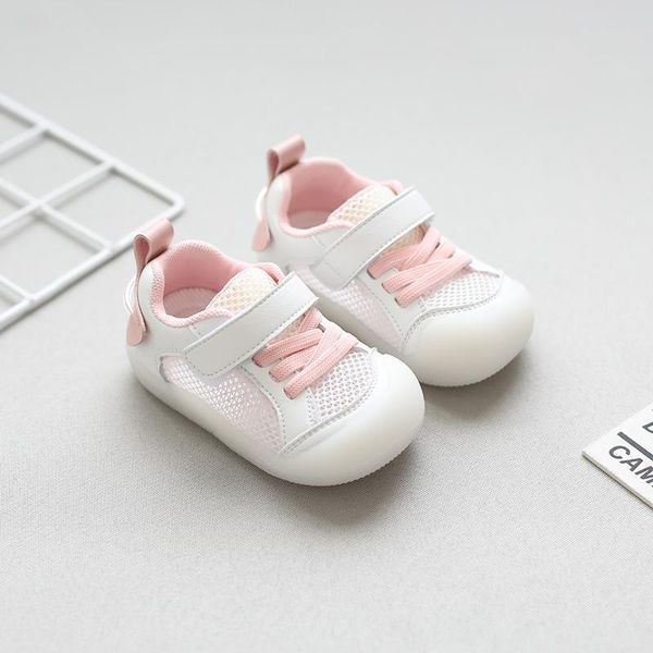 

summer toddler shoes mesh breathable baby girl soft bottom boys sneakers first walkers kids sport shg019 athletic & outdoor, Black