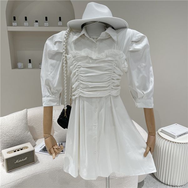 

sweaters spring summer 2021 fashion niche design feminine shirt plied small slings vest, White;black
