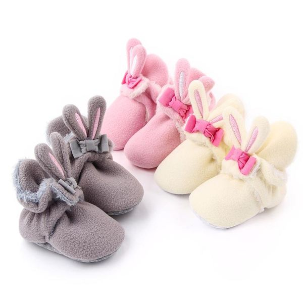 

first walkers toddler shoes baby walking soft sole warm cotton cartoon girl boy home infant winter