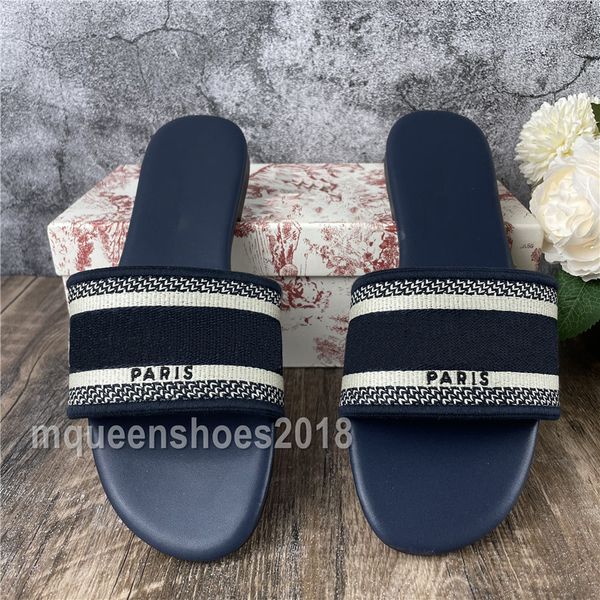 

womens flat slippers fairy versatile style scuffs summer sandals beach slide flats slipper girls flip flops loafers vintage embroidered flor, Black