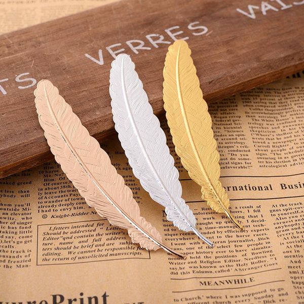 

bookmark 300pcs cute metal silver plated feather chinese style vintage page marker nice cool book markers school supplies