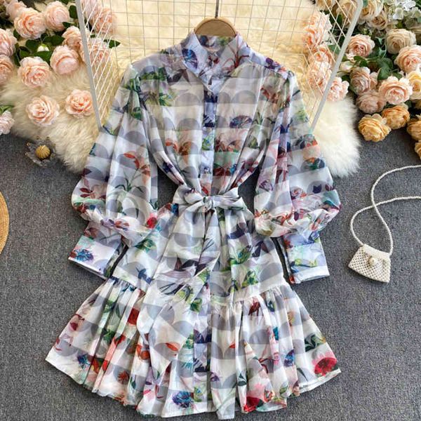 

retro female fashion boho impression beach spring fall long sleeve lace up party mermaid dress femme robe, Black;gray