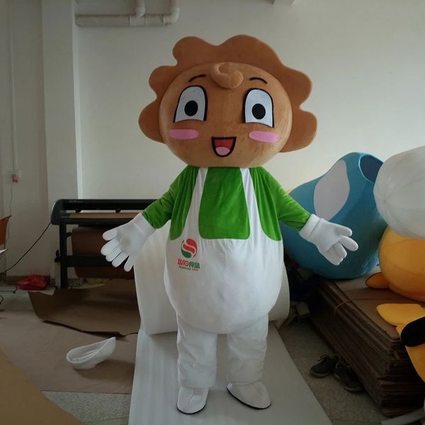 

dumplings apparel mascot costume halloween christmas cartoon character outfits suit advertising leaflets clothings carnival adults outfit, Red;yellow