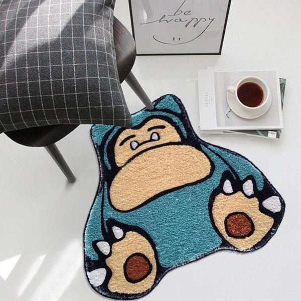 

carpets cartoon anime special-shaped imitation cashmere carpet simple home entrance study door mat cute little bathroom floor