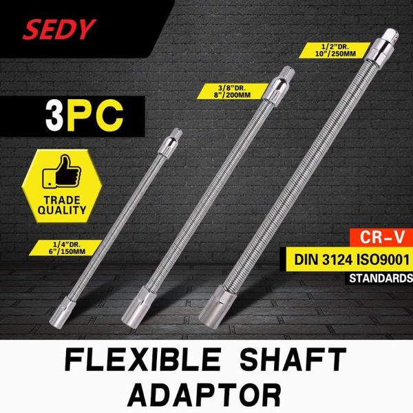 

hand tools 2021- flexible socket extension bar shaft bits screwdriver universal driver adapter hex drill bit turning 1/2" 1/4" 3/8