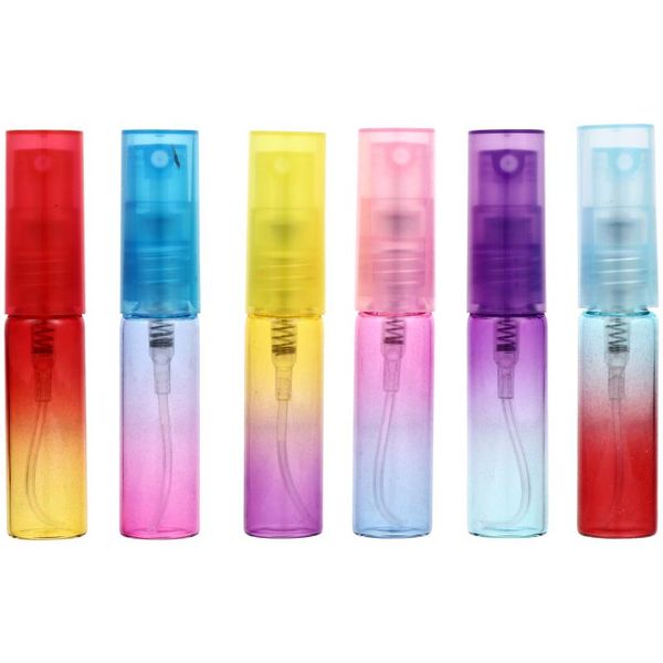 

storage bottles & jars 20pcs 5ml refillable perfume container atomizer glass spray