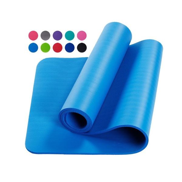 

yoga mats nbr mat 183*61*15mm non slip pad gym trainning exercise for sport fitness pilates pads with bag matt