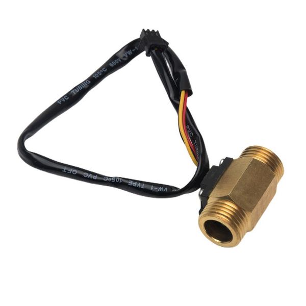 

flow sensors coffee machine measurement water sensor copper control safe hall effect flowmeter switch liquid professional easy install
