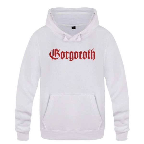 

men's hoodies & sweatshirts gorgoroth of the idols music men 2021 mens hooded fleece pullover, Black