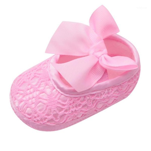 

first walkers 0-18m baby girls princess bowknot soft sole cloth crib shoes sneaker born non-slip footwear a301