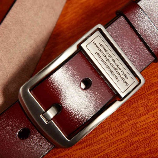 

men's belt pure lengthened pin buckle leisure young middle aged fat jeans large goods, Black;brown