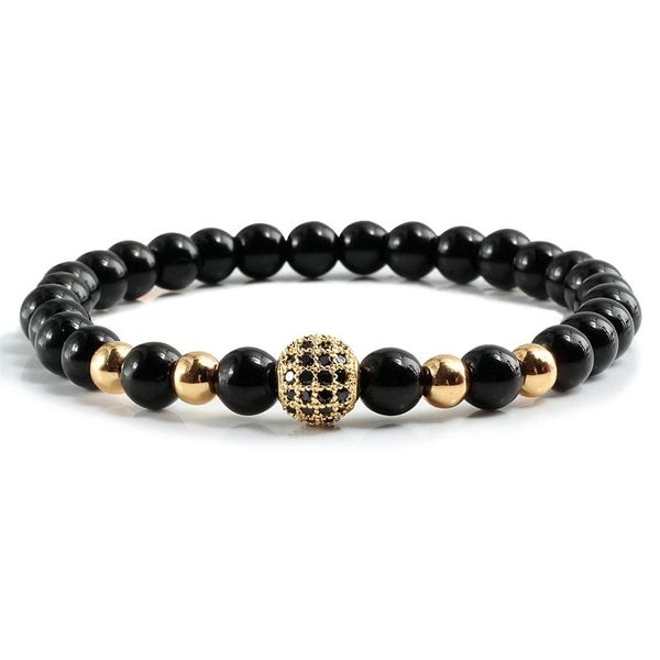 

beaded, strands 12 style natural stone beads bracelets bangles couple bracelet female friendship gifts for men jewelry women accessories, Black