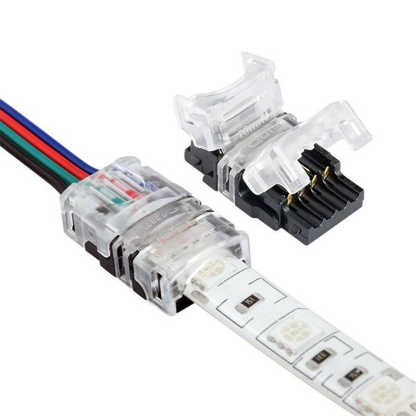 

2/4/5 pin connector single rgb rgbw led strip to wire connection terminal party favor