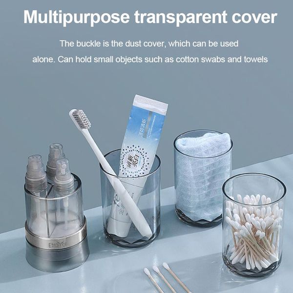 

storage bottles & jars the six-in-one travel bottling set emulsion bottle spray sealing design leak-proof portable cosmetic