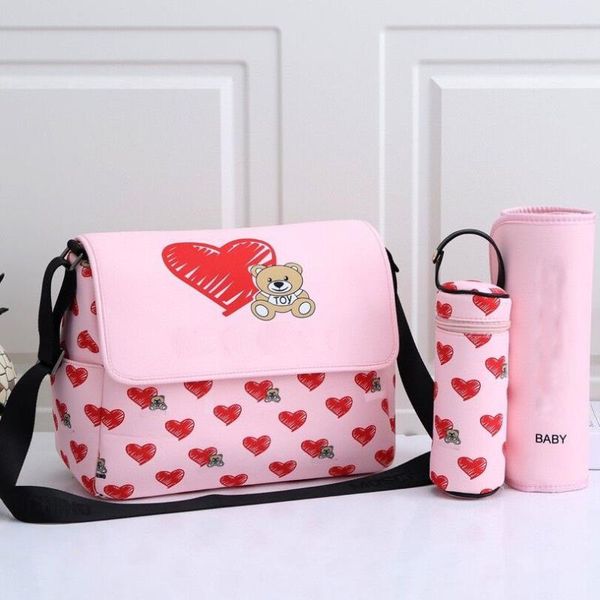 

diaper bags a6240 brand mummy bag pad feeding bottle three-piece set nanny for born baby