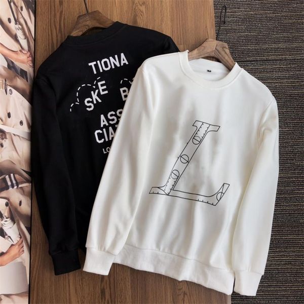 Medo Hoodie Mulheres Sport Letter Sweatshirt Casual Hoodies Clássico Pulôver Manga Longa Streetwear Moda Asiático Tamanho M-XXL 8 Opções Vestuário M-3XL # 70