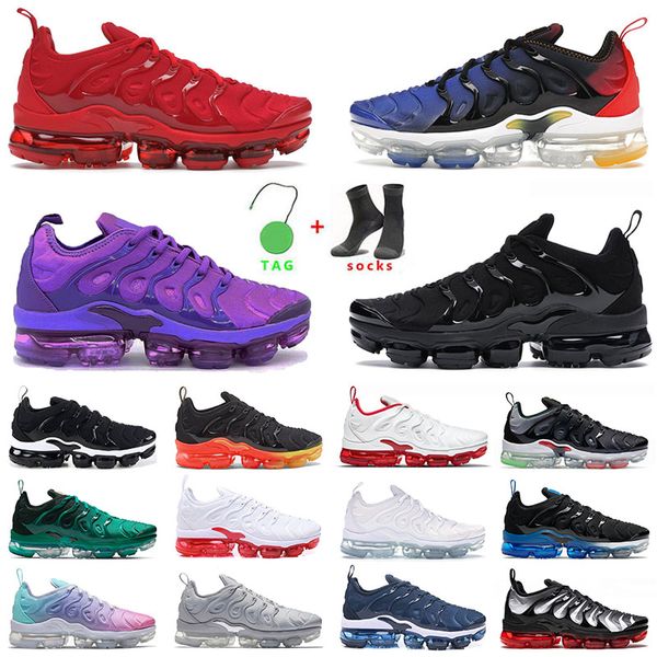 

big size us 13 tn plus mens womens running shoes suman tns atlanta black royal white grape speed red hyper viole cool grey sports sneakers t