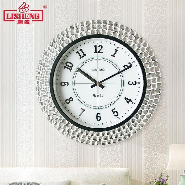 

wall clocks modern minimalist clock living room fashion creative mute american home watch personality art