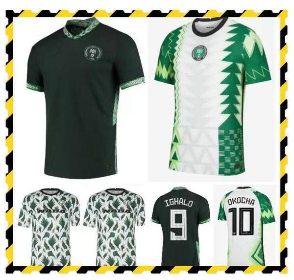 

2021 thailand home away thai soccer jersey 20 21 okechukwu okocha ahmed musa iheanacho football shirts, Black;yellow