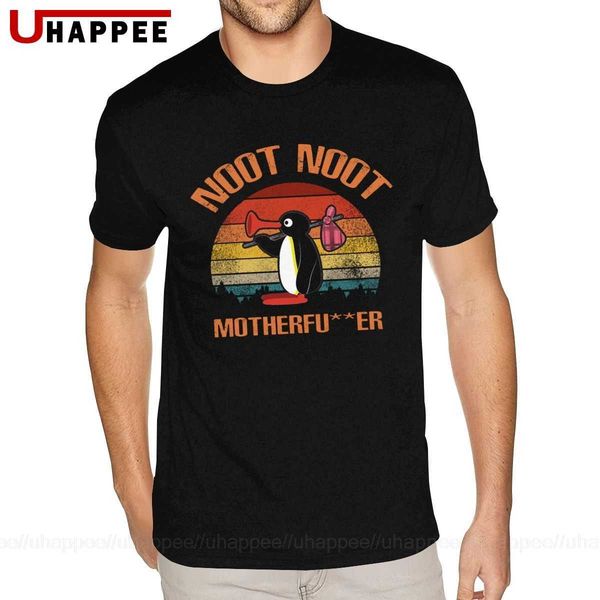 

vintage graphic noot pingu shirt men make your own short sleeves red o-neck tees shirts 210629, White;black